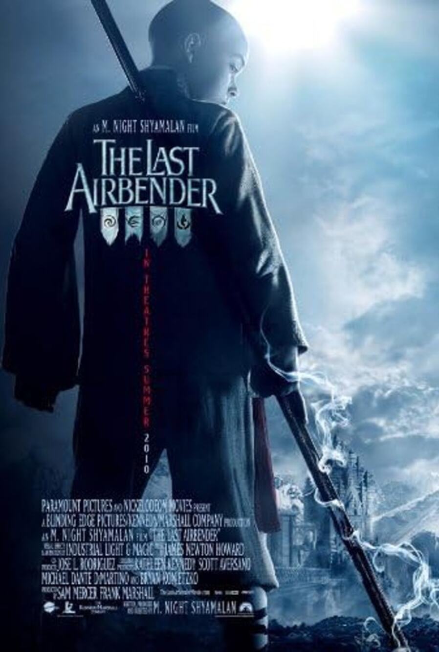 The Last Airbender Movie Poster 27 x 40 One Sheet Used Condition